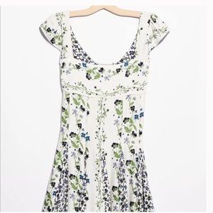 Free People Ponderosa mini dress ivory combo